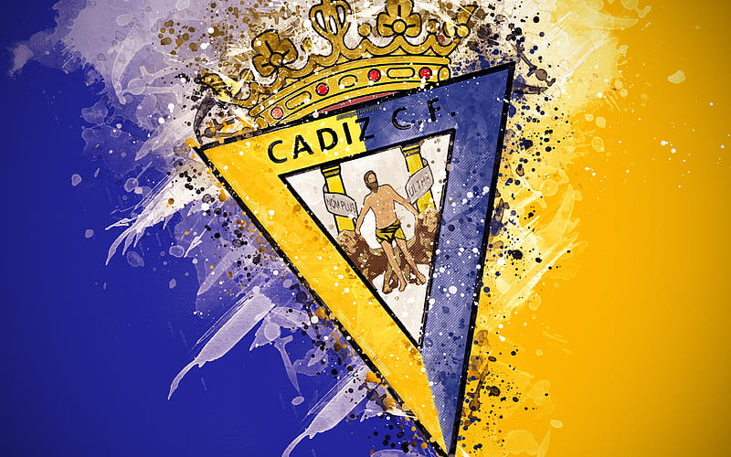 HD-wallpaper-cadiz-cf-paint-art-logo-creative-spanish-football-team-segunda-emblem-blue-yellow-background-grunge-style-cadiz-spain-second-division-b-football